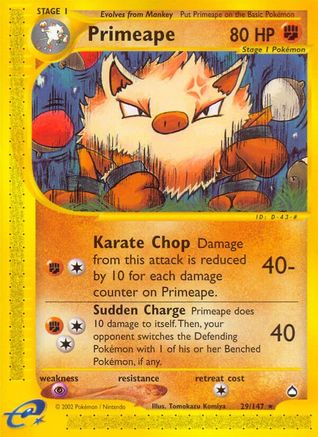 [PKM] Primeape (29/147) [Aquapolis]