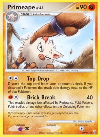 [PKM-R] Primeape (39/147) [Platinum: Supreme Victors]