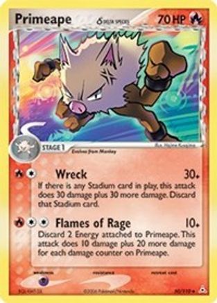 [PKM-C] Primeape (50/110) (Delta Species) (Stamped) [EX: Holon Phantoms]