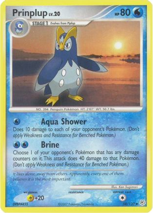 [PKM-C] Prinplup (58/130) [Diamond & Pearl: Base Set]
