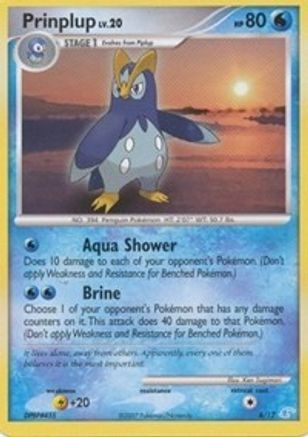 [PKM-R] Prinplup (6/12) [Diamond & Pearl: Trainer Kit - Manaphy]