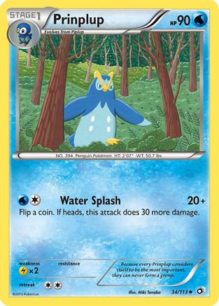 [PKM] Prinplup (34/113) [Black & White: Legendary Treasures]
