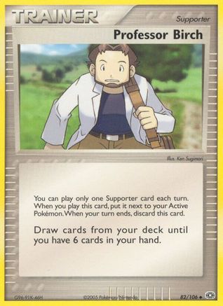 [TR] Professor Birch (82/106) (Stamped) [EX: Emerald]