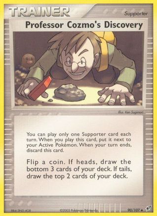 [TR] Professor Cozmo's Discovery (90/107) (Stamped) [EX: Deoxys]