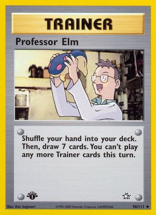 [TR] Professor Elm (96/111) [Neo Genesis 1st Edition]