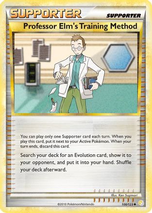 [PKM] Professor Elm's Training Method (100/123) [HeartGold & SoulSilver: Base Set]