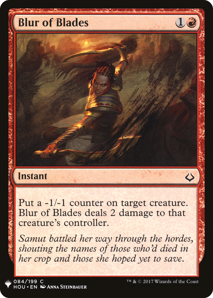 {C} Blur of Blades [Mystery Booster][LS HOU 084]