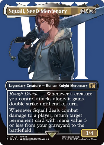 {@R} Squall, SeeD Mercenary (Borderless) [FINAL FANTASY][FIN 402]
