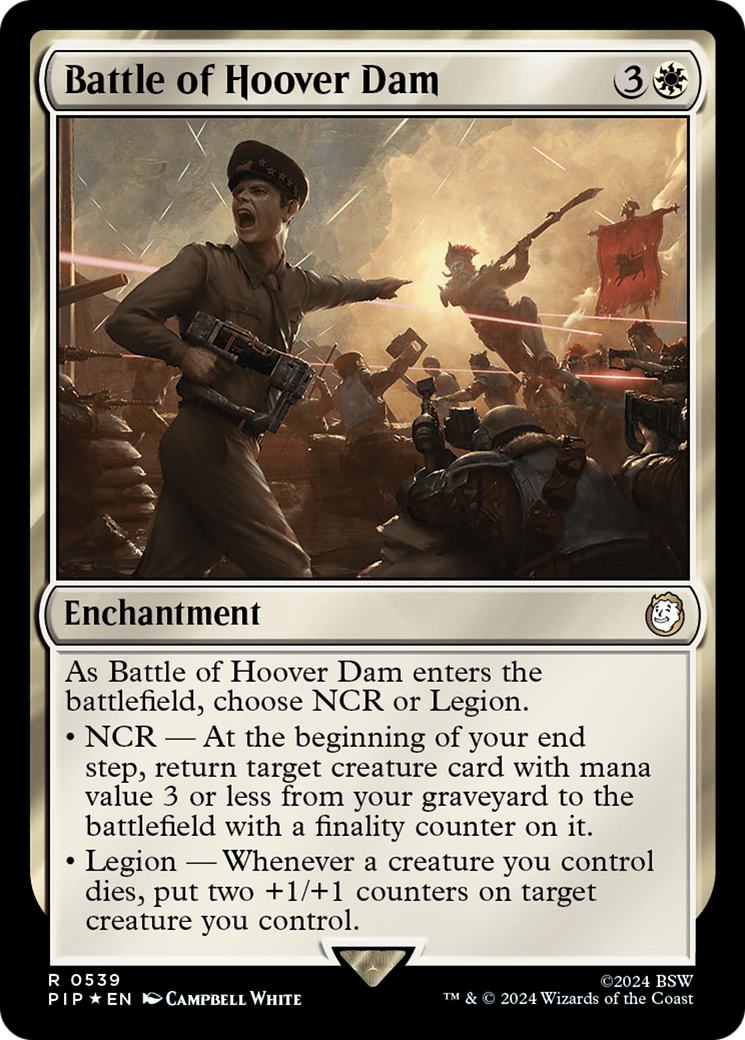 {R} Battle of Hoover Dam (Surge Foil) [Fallout][PIP 539]