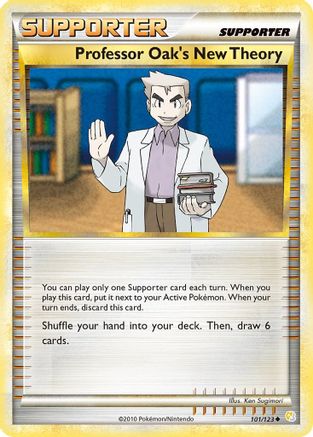 [PKM] Professor Oak's New Theory (101/123) [HeartGold & SoulSilver: Base Set]