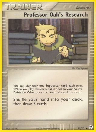 [TR] Professor Oak's Research (80/101) (Stamped) [EX: Dragon Frontiers]