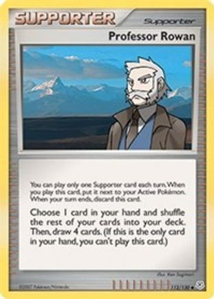 [PKM] Professor Rowan (112/130) [Diamond & Pearl: Base Set]