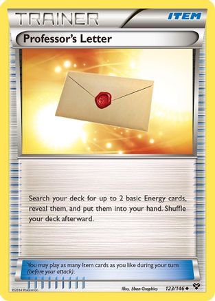 [PKM] Professor's Letter (123/146) [XY: Base Set]