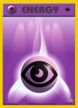 [BE] Psychic Energy (110/111) [Neo Genesis 1st Edition]