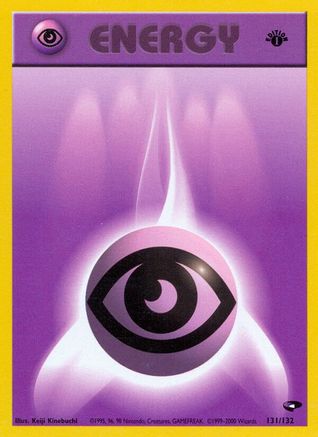 [PKM BE] Psychic Energy (131/132) [Gym Challenge 1st Edition]