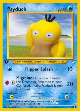 [PKM] Psyduck (79/105) [Neo Destiny 1st Edition]