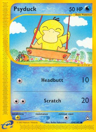 [PKM] Psyduck (104/147) [Aquapolis]
