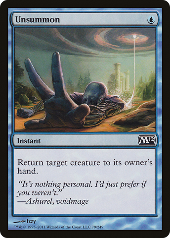 {C} Unsummon [Magic 2012][M12 079]