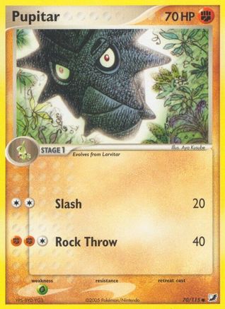 [PKM-C] Pupitar (70/115) (Stamped) [EX: Unseen Forces]