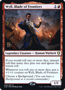 {R} Wyll, Blade of Frontiers [Commander Legends: Battle for Baldur's Gate Prerelease Promos][PR CLB 208]