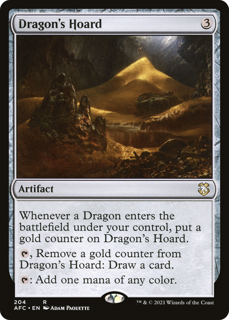 {R} Dragon's Hoard [Dungeons & Dragons: Adventures in the Forgotten Realms Commander][AFC 204]