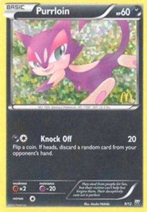 [PKM-R] Purrloin (9/12) [McDonald's Promos: 2012 Collection]