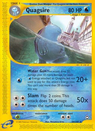 [PKM] Quagsire (30/147) [Aquapolis]