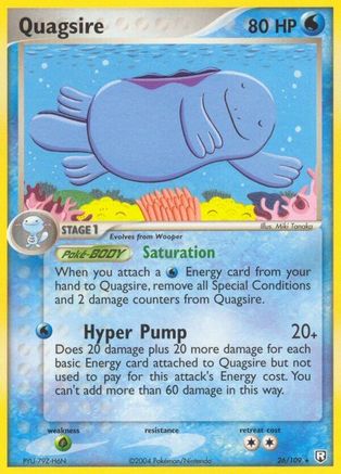 [PKM-R] Quagsire (26/109) (Stamped) [EX: Team Rocket Returns]