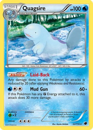 [PKM] Quagsire (22/116) [Black & White: Plasma Freeze]