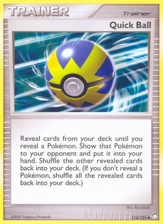 [PKM] Quick Ball (114/123) [Diamond & Pearl: Mysterious Treasures]