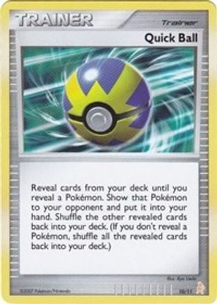 [PKM] Quick Ball (10/11) [Diamond & Pearl: Trainer Kit - Lucario]