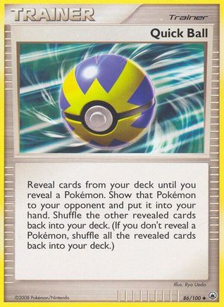 [PKM] Quick Ball (86/100) [Diamond & Pearl: Majestic Dawn]