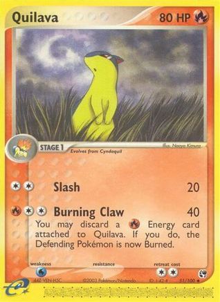 [PKM] Quilava (51/100) [EX: Sandstorm]