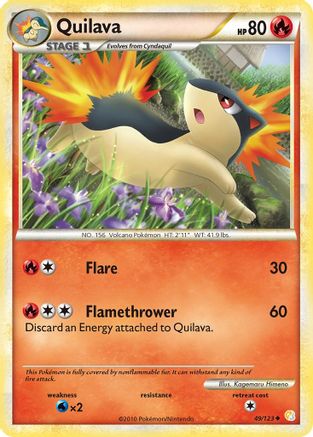 [PKM] Quilava (49/123) [HeartGold & SoulSilver: Base Set]