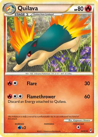 [PKM] Quilava (49/95) [HeartGold & SoulSilver: Call of Legends]