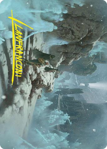 {A} Ghost Quarter Art Card (Gold-Stamped Signature) [The Lord of the Rings: Tales of Middle-earth Art Series][GS ALTR 078]