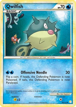 [PKM] Qwilfish (50/123) [HeartGold & SoulSilver: Base Set]