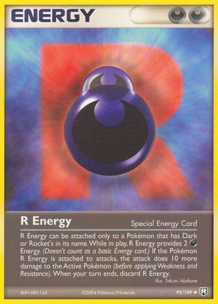 [PKM BE] R Energy (95/109) (Stamped) [EX: Team Rocket Returns]