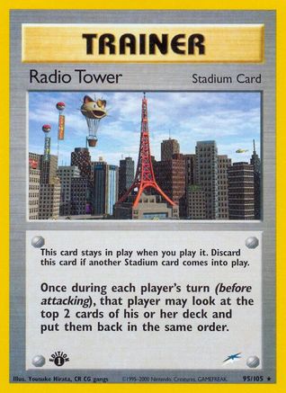 [PKM] Radio Tower (95/105) [Neo Destiny 1st Edition]