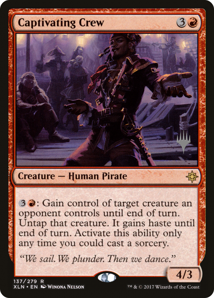 {R} Captivating Crew (Promo Pack) [Ixalan Promos][PP XLN 137]