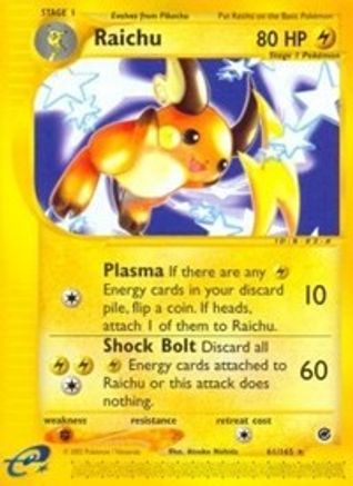 [PKM-R] Raichu (61/165) [Expedition: Base Set]