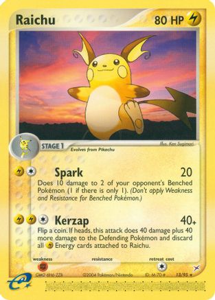 [PKM-R] Raichu (13/95) [EX: Team Magma vs Team Aqua]