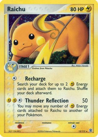 [PKM-R] Raichu (12/112) [EX: FireRed & LeafGreen]