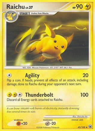 [PKM] Raichu (45/100) [Diamond & Pearl: Majestic Dawn]