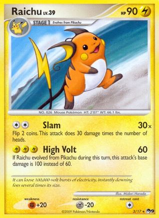 [PKM] Raichu (3/17) [POP Series 9]