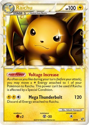 [PKM-R] Raichu (83/90) [HeartGold & SoulSilver: Undaunted]
