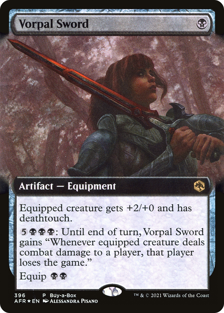 {R} Vorpal Sword (Buy-A-Box) [Dungeons & Dragons: Adventures in the Forgotten Realms][AFR 396]