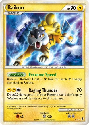 [PKM-R] Raikou (SL9) [HeartGold & SoulSilver: Call of Legends]