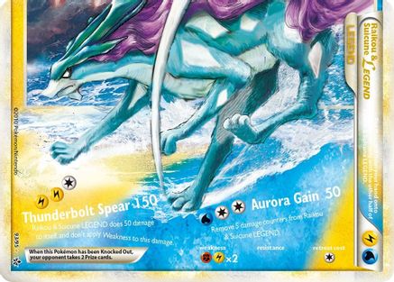 [PKM-R] Raikou & Suicune LEGEND (93/95) [HeartGold & SoulSilver: Unleashed]