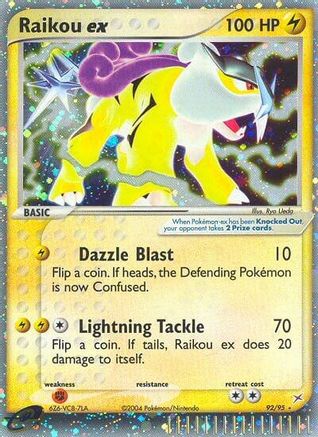 [PKM-R] Raikou ex (92/95) [EX: Team Magma vs Team Aqua]